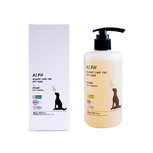알프 ALPH 비건인증 완벽한 무자극 천연 애견샴푸 동물용 의약외품 가려움 피부트러블 개선